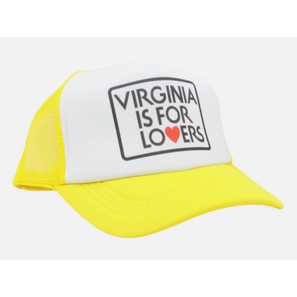 Virginia Is For Lovers Trucker Hat Vintage Mesh Hat Adjustable Cap - Picture 2 of 3
